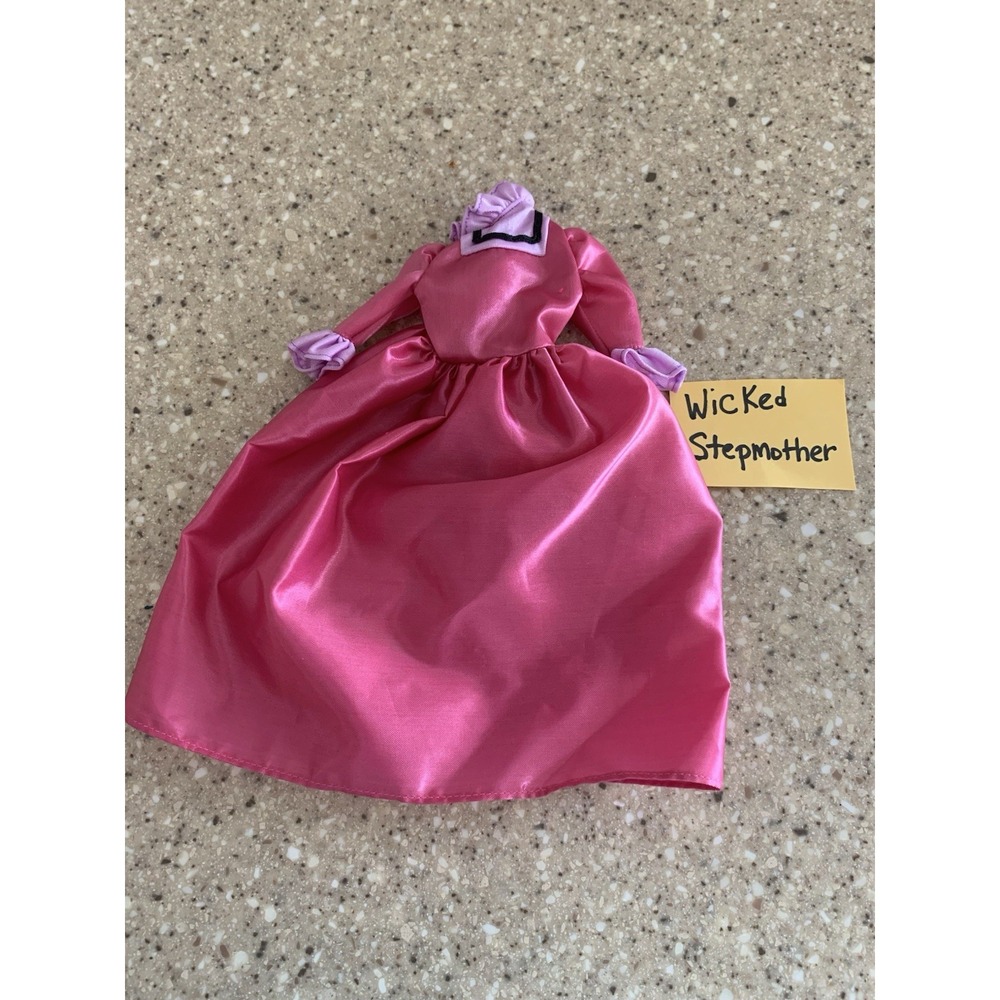 Vintage 1992 Disney Cinderella Wicked Stepmother Replacement Barbie Dress Only